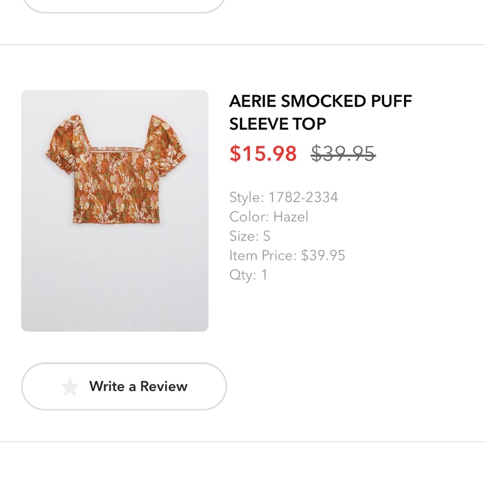 Aerie top